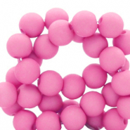 Perles acryliques 6 mm Rose hot