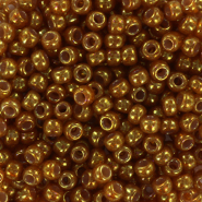 Perles de rocailles Miyuki 8/0 Ceylon translucent spice brown 8-2372