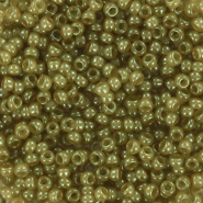 Perles de rocailles Miyuki 11/0 Ceylon translucent celery green 11-2374