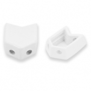 Perles tile fl&egrave;che Blanc