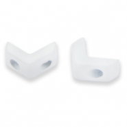 Perles tile fl&egrave;che Blanc