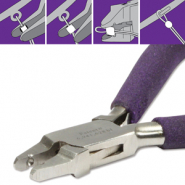 Beadsmith Magical crimps pince à écraser Violet-argenté