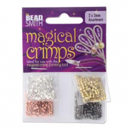 Beadsmith Magical crimps perles à écraser Multicolore