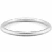 Bracelet jonc type bouddhiste 5mm taille L Argenté