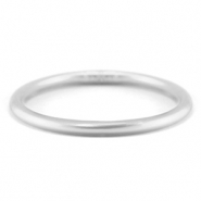 Bracelet jonc type bouddhiste 5mm taille M Argenté