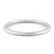 Bracelet jonc type bouddhiste 5mm taille S Argenté