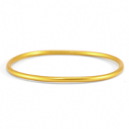 Bracelet jonc type bouddhiste 3mm taille M Doré Aspen