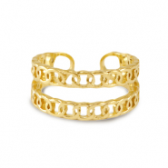 Bagues en acier Inox Doré