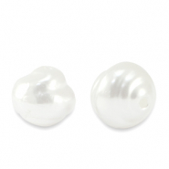 Imitations perles d&rsquo;eau douce Blanc