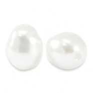 Imitations perles d’eau douce Blanc