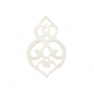 Pendentifs coquillage specials bohème Blanc (couleur naturelle)