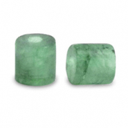 Pierres naturelles Quartz Aventurine disc 4x4mm Vert jade
