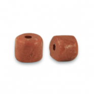 Pierres naturelles Marbre disc 4x4mm Foin marron