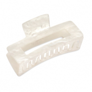 Accessoires pour cheveux pince &agrave; cheveux Blanc cass&eacute; perl&eacute; brillant