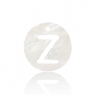 Pendentifs coquillage specials lettre Z Blanc (couleur naturelle)