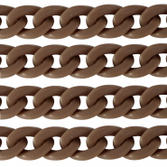 Chaîne acrylique 29mm mat Marron savane