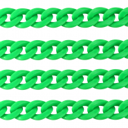Chaîne acrylique 18mm brillante Vert néon
