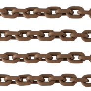 Chaîne acrylique 15mm mat Marron savane