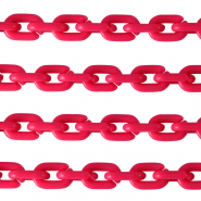 Chaîne acrylique 15mm mat Rose magenta