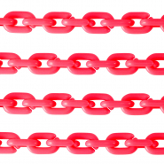 Chaîne acrylique 15mm brillante Rose néon