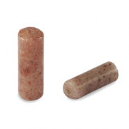 Pierres naturelles perles Quartz Aventurine tube Pourpre