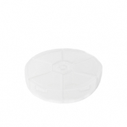 Pr&eacute;sentoir bijoux bo&icirc;te de rangement 6 cases Transparent