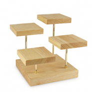 Pr&eacute;sentoir bijoux pour bijoux divers Naturel-dor&eacute;