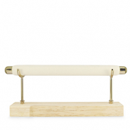 Pr&eacute;sentoir bijoux pour bagues Naturel-dor&eacute;