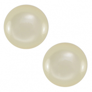 Cabochon classique 12mm Polaris Elements Lucido Blanc prosecco