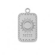 Breloques en acier Inox La Luna 'Power' Argenté