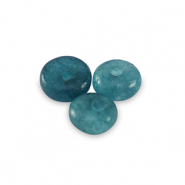 Pierres naturelles Marbre et Calcite rondelles 4mm Bleu pétrole