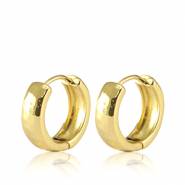 M&eacute;tal TQ laiton boucles d'oreilles Dor&eacute;