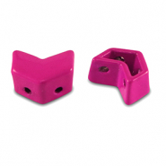 Perles tile fl&egrave;che Rose magenta