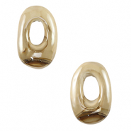 Perles en c&eacute;ramique DQ grecque ovale Greige