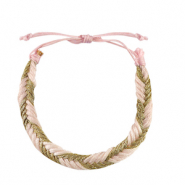 Bracelets tendance Rose clair-doré