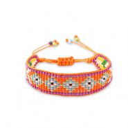 Bracelets tendance Orange-bleu clair