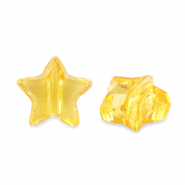 Perles acryliques étoile Transparent jaune spectra