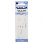 Beadalon collapsible eye needle 12.7cm (Extra Fine) Argent&eacute;