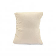 Pr&eacute;sentoir bijoux coussin velours doux Blanc cass&eacute;