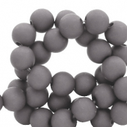 Perles acryliques 6 mm Vieux gris