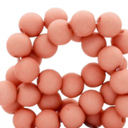 Perles acryliques 6 mm Rose palmier