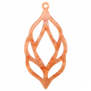 Pendentifs en résine Rouge corail