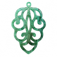 Pendentifs en résine Multicolore vert