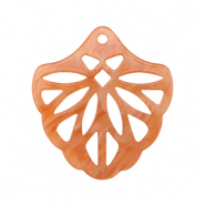 Pendentifs en résine Rouge corail