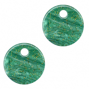 Pendentifs en résine 12mm Multicolore vert