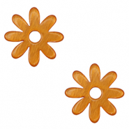 Pendentifs Polaris Elements Lucido fleur Orange carotte