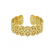 Bagues en acier Inox Dor&eacute;