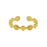 Bagues en acier Inox Dor&eacute;