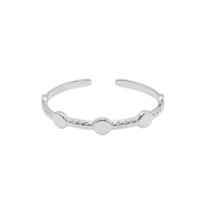 Bagues en acier Inox Argent&eacute;