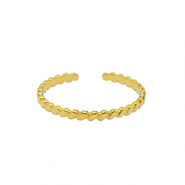 Bagues en acier Inox Dor&eacute;